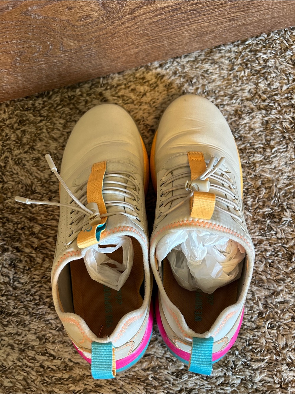 Clove Nursing Shoes Sneakers Rainbow Sole Healthcare Work 10 - Picture 7 of 8